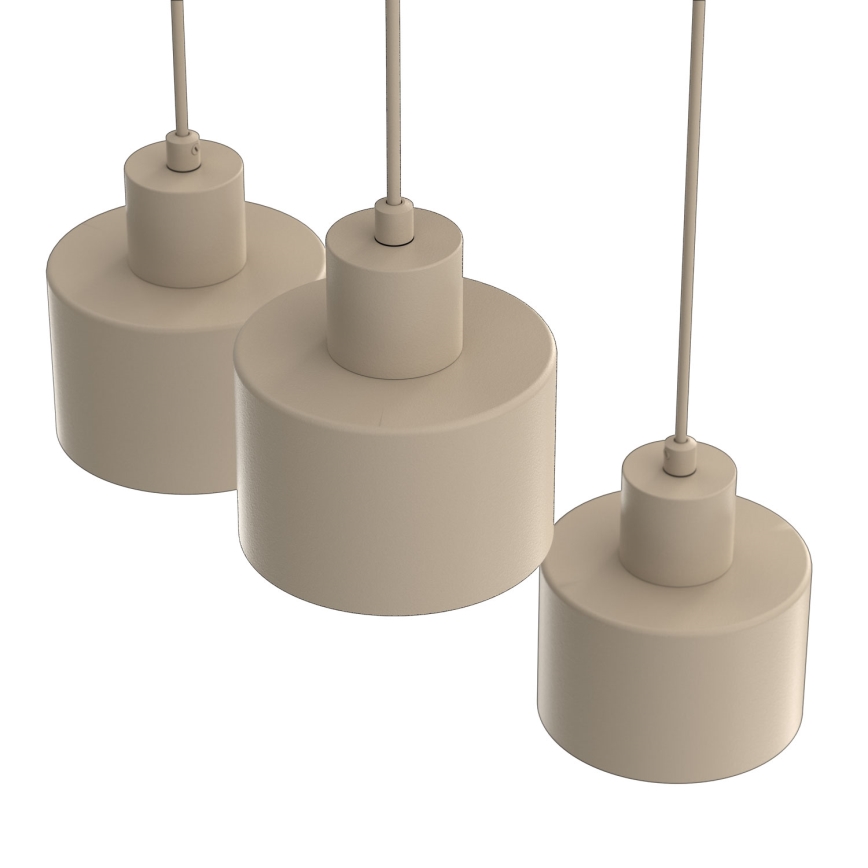 PARKLA Cable Pendant Light 3xE27/15W/230V, Beige