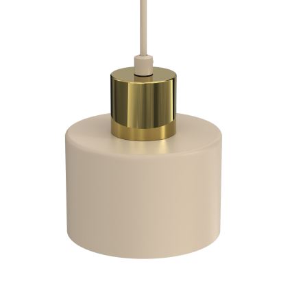 PARKLA Cable-Suspended Pendant Light 1xE27/15W/230V Beige/Gold