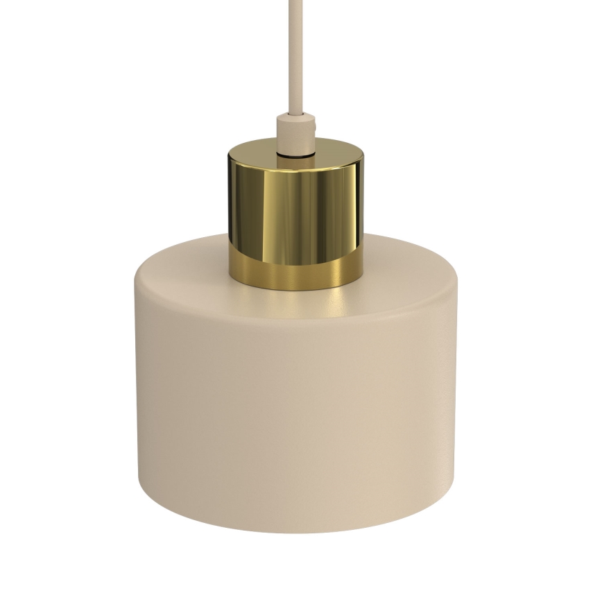 PARKLA Cable-Suspended Pendant Light 1xE27/15W/230V Beige/Gold