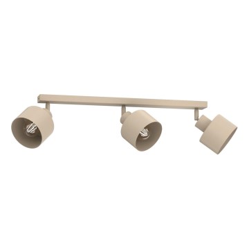 PARKLA Spotlight, 3x E27/15W/230V, Beige