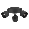 PARKLA Spotlight 3xE27/15W/230V Black