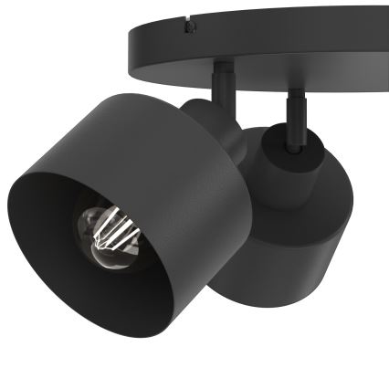 PARKLA Spotlight 3xE27/15W/230V Black