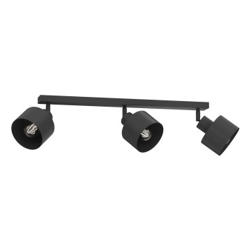 PARKLA Spotlight 3xE27/15W/230V, Black