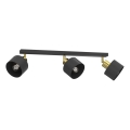 PARKLA Spotlight 3xE27/15W/230V Black