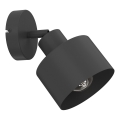 PARKLA wall-mounted spotlight 1xE27/15W/230V, black
