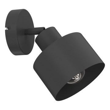 PARKLA wall-mounted spotlight 1xE27/15W/230V, black
