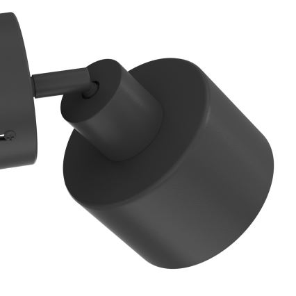 PARKLA wall-mounted spotlight 1xE27/15W/230V, black