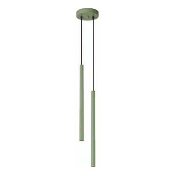 PASTELO cable pendant light 2x G9/8W/230V green