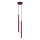 PASTELO cable pendant light, 2xG9/8W/230V, red