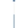 PASTELO pendant light on cord 1xG9/8W/230V blue
