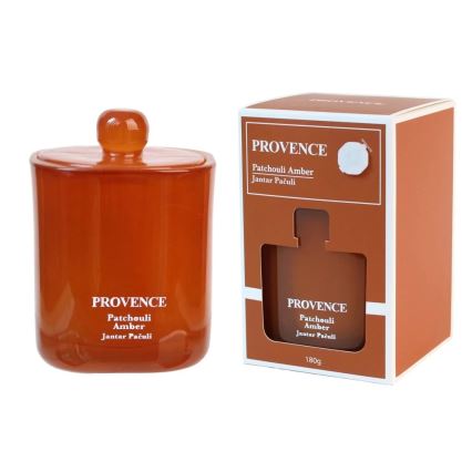 Patchouli Amber Scented Candle, 180 g — 25 hours burn time