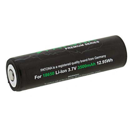 PATONA - 18650 Li-ion Battery 3500 mAh Premium 3.7V