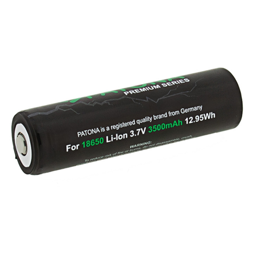 PATONA - 18650 Li-ion Battery 3500 mAh Premium 3.7V