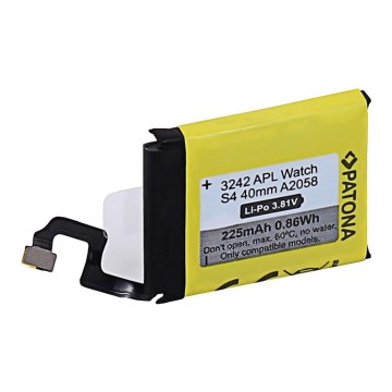 PATONA - Apple Watch battery 4 225mAh A2058 40 mm