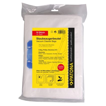 PATONA - Bags for vacuum cleaner Electrolux E15 - 10 pieces