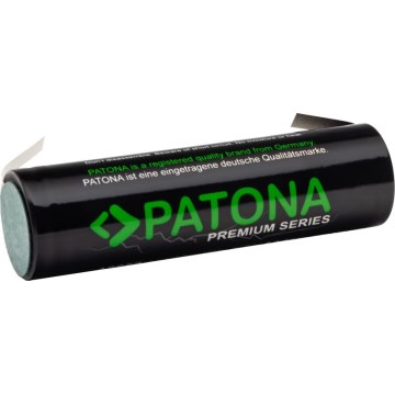 PATONA - Battery 18650 Li-lon 3000mAh PREMIUM 3,7V with strip terminals for soldering