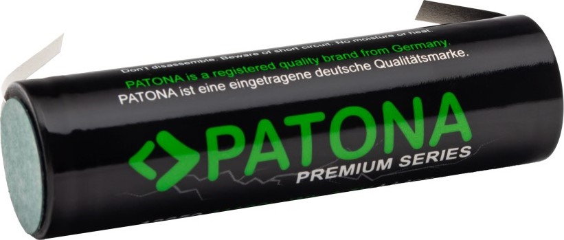 PATONA - Battery 18650 Li-lon 3000mAh PREMIUM 3,7V with strip terminals for soldering