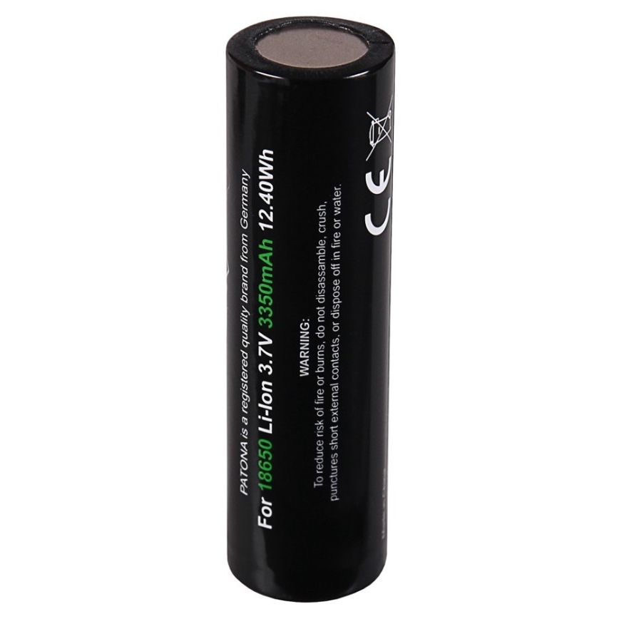 PATONA - Battery 18650 Li-lon 3350mAh PREMIUM 3,7V