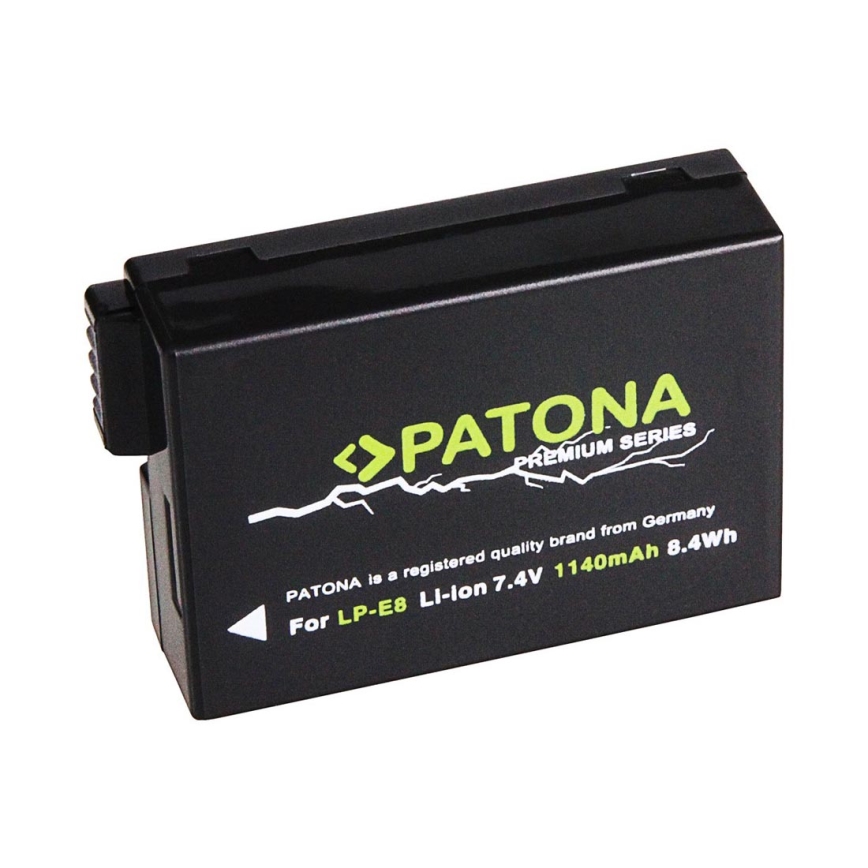 PATONA - Battery Canon LP-E8 1140mAh Li-Ion Premium