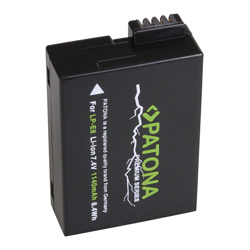 PATONA - Battery Canon LP-E8 1140mAh Li-Ion Premium