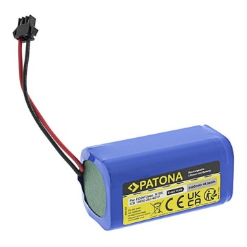 PATONA - Battery Ecovacs Deebot 600/N79/715 3400mAh Li-lon 14,4V