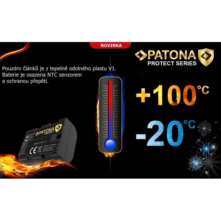 PATONA - Battery Fuji NP-W235 2600mAh Li-Ion 7,2V Protect X-T4