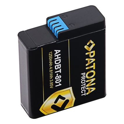 PATONA - Battery GoPro Hero 5/6/7/8 1250mAh Li-Ion Protect