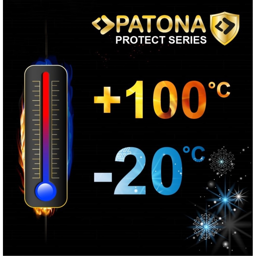 PATONA - Battery GoPro Hero 5/6/7/8 1250mAh Li-Ion Protect