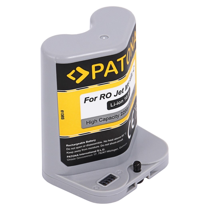 PATONA - Battery iRobot Braava Jet M6 10,8V 2200mAh Li-lon