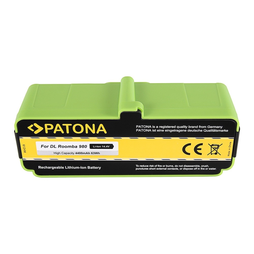 PATONA - Battery iRobot Roomba 980 5200mAh 14.4V Li-lon