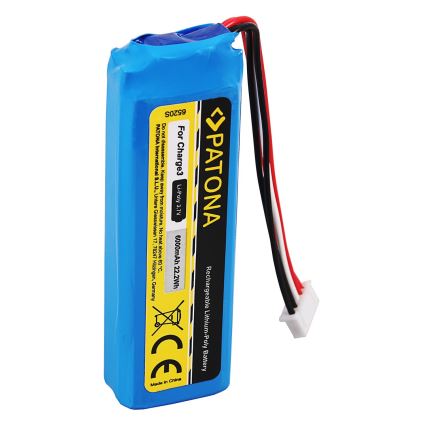 PATONA - Battery JBL Charge 3 6000mAh 3,7V Li-Pol