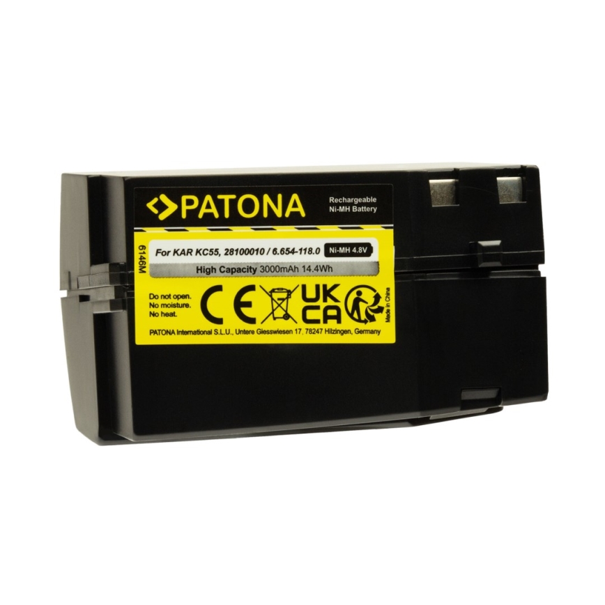 PATONA - Battery Kärcher K55/K65 3000mAh, Ni-Mh 4,8V 14,4Wh