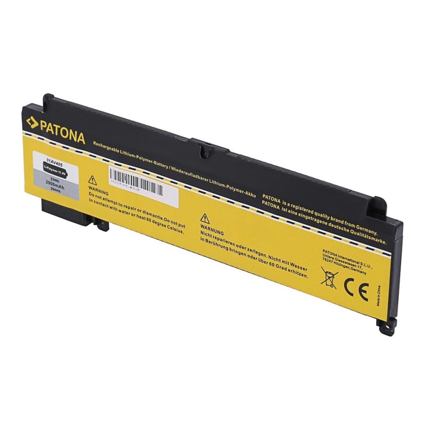 PATONA - Battery Lenovo Thinkpad T460S/T470S 2000mAh Li-Pol 11,4V 01AV405
