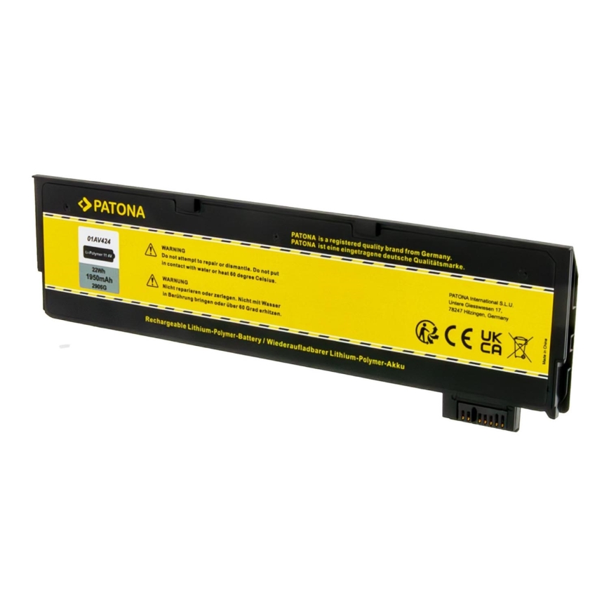 PATONA - Battery Lenovo Thinkpad T570/A475 1950mAh Li-Pol 11,4V 01AV424