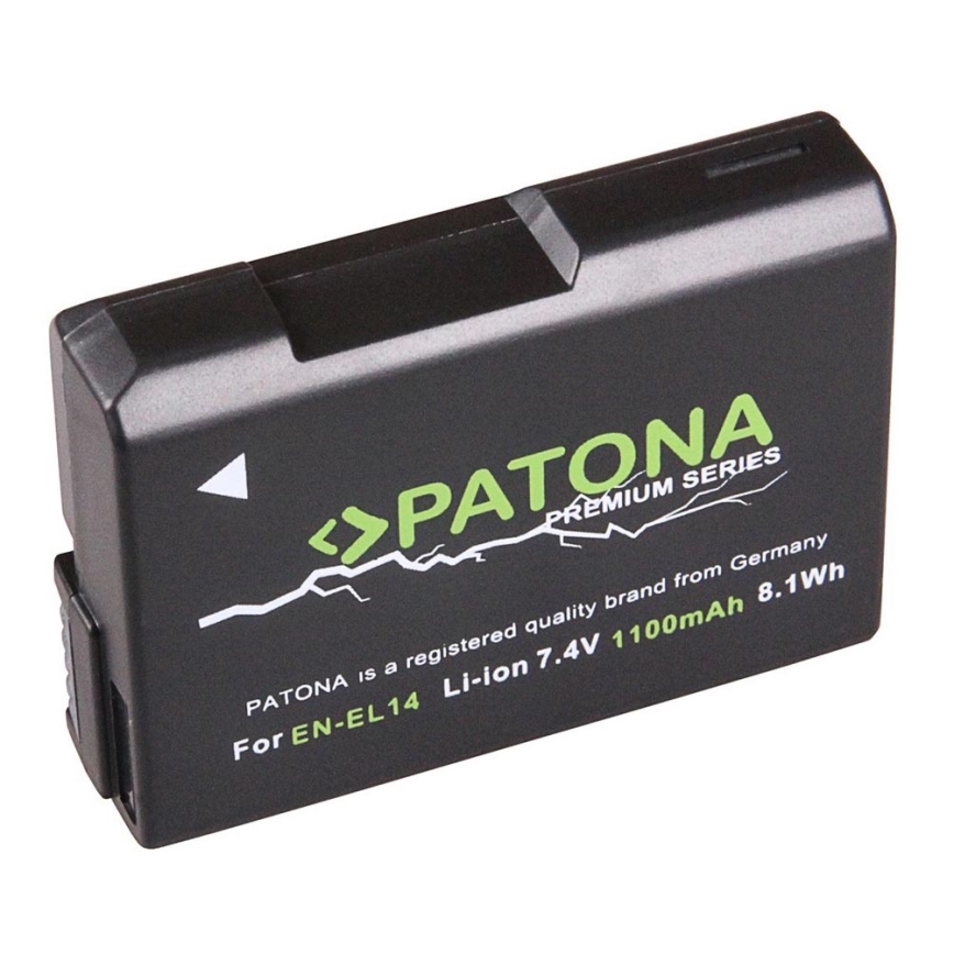 PATONA - Battery Nikon EN-EL14 1100mAh Li-Ion Premium