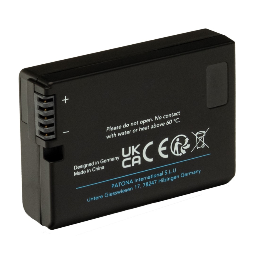PATONA - Battery Nikon EN-EL14/EN-EL14A 1030mAh Li-Ion Platinum USB-C charging