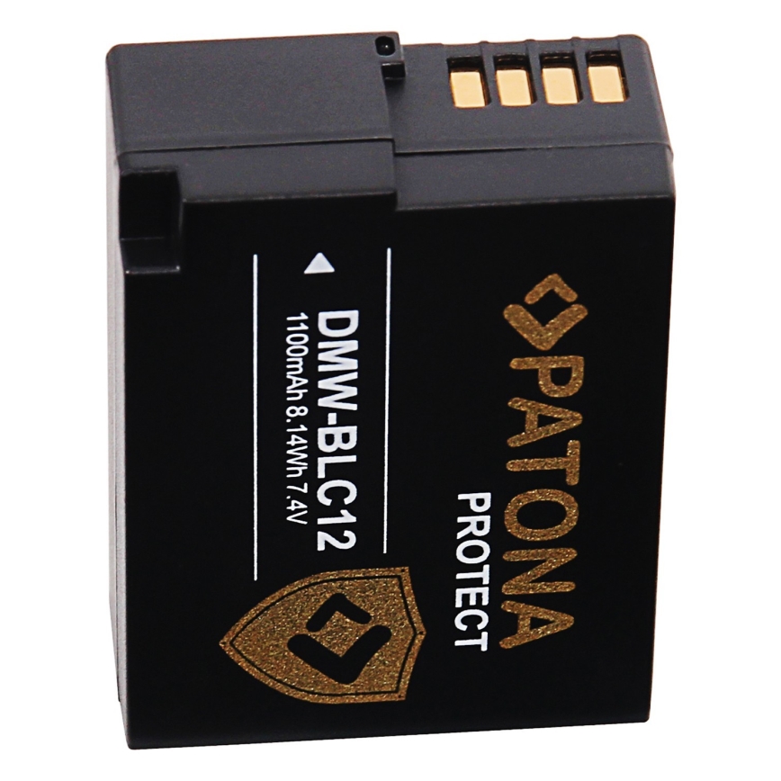 PATONA - Battery Panasonic DMW-BLC12 E 1100mAh Li-Ion Protect