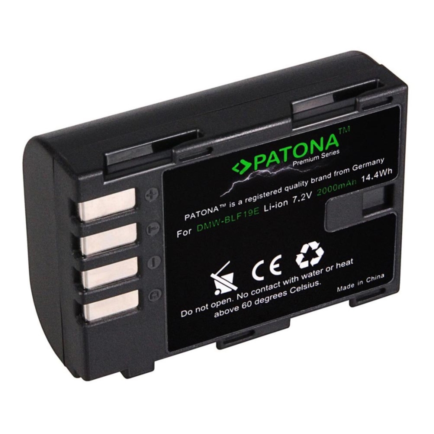 PATONA - Battery Panasonic DMW-BLF19 2000mAh Li-Ion Premium