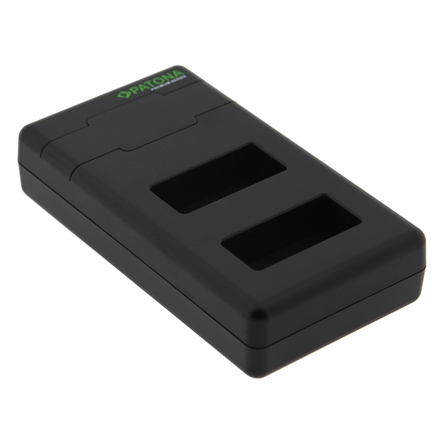 PATONA - Fast charger Dual Canon LP-E17 + cable USB-C 0,6m