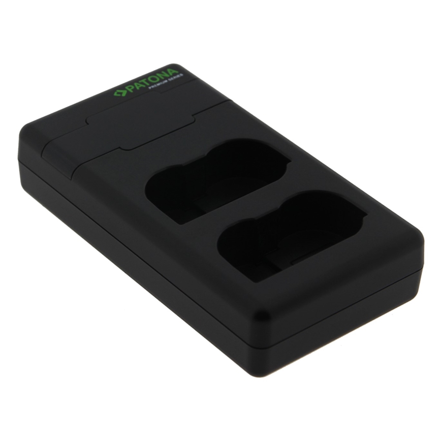PATONA - Fast charger Dual Nikon EN-EL15/EN-EL15C + cable USB-C 0,6m