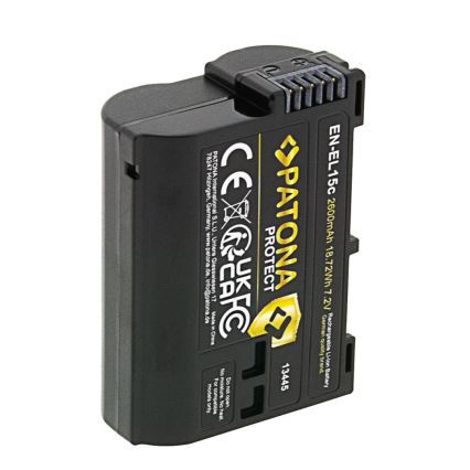 PATONA - Nikon EN-EL15C 2600mAh Li-Ion Protect Battery