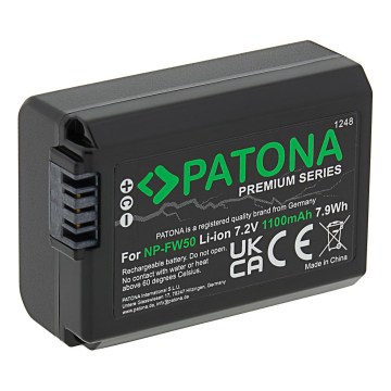 PATONA - Premium 1100mAh Li-Ion Battery for Sony NP-FW50