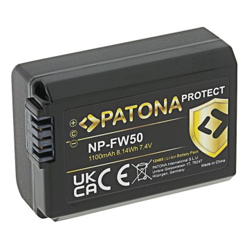 PATONA - Rechargeable Battery for Sony NP-FW50 1100mAh Li-Ion Protect