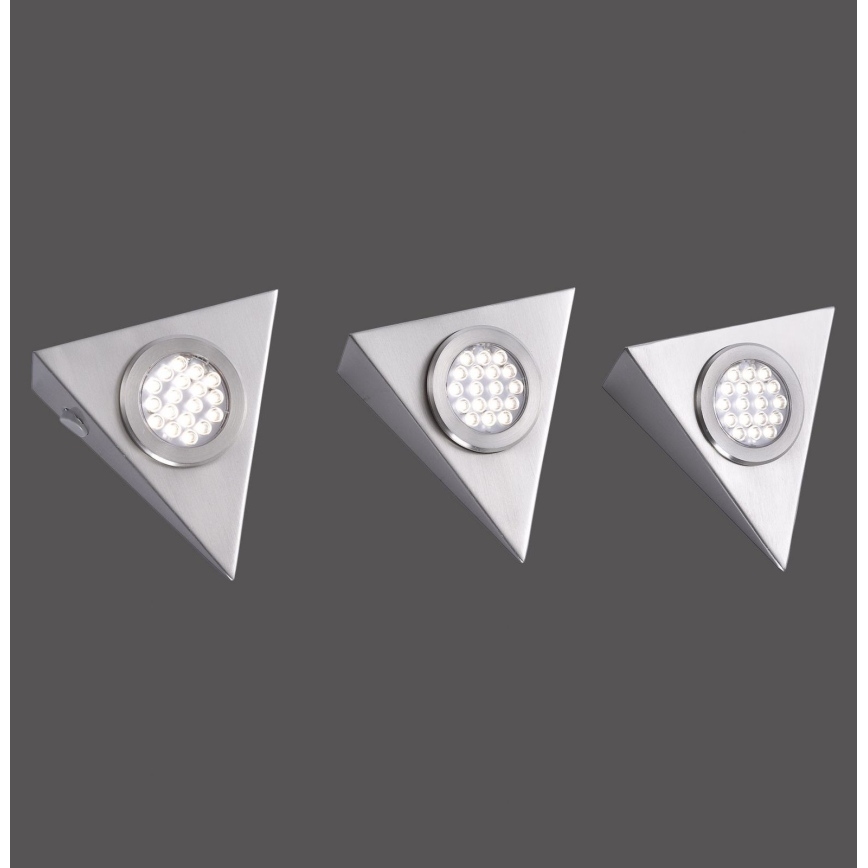 Paul Neuhaus 1119-55-3 - SET 3x LED Furniture lighting with a sensor HELENA LED/2,5W/230V