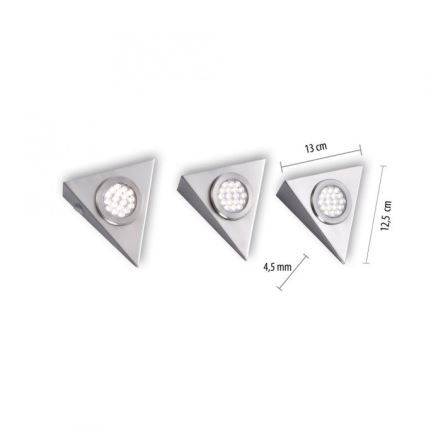 Paul Neuhaus 1119-55-3 - SET 3x LED Furniture lighting with a sensor HELENA LED/2,5W/230V