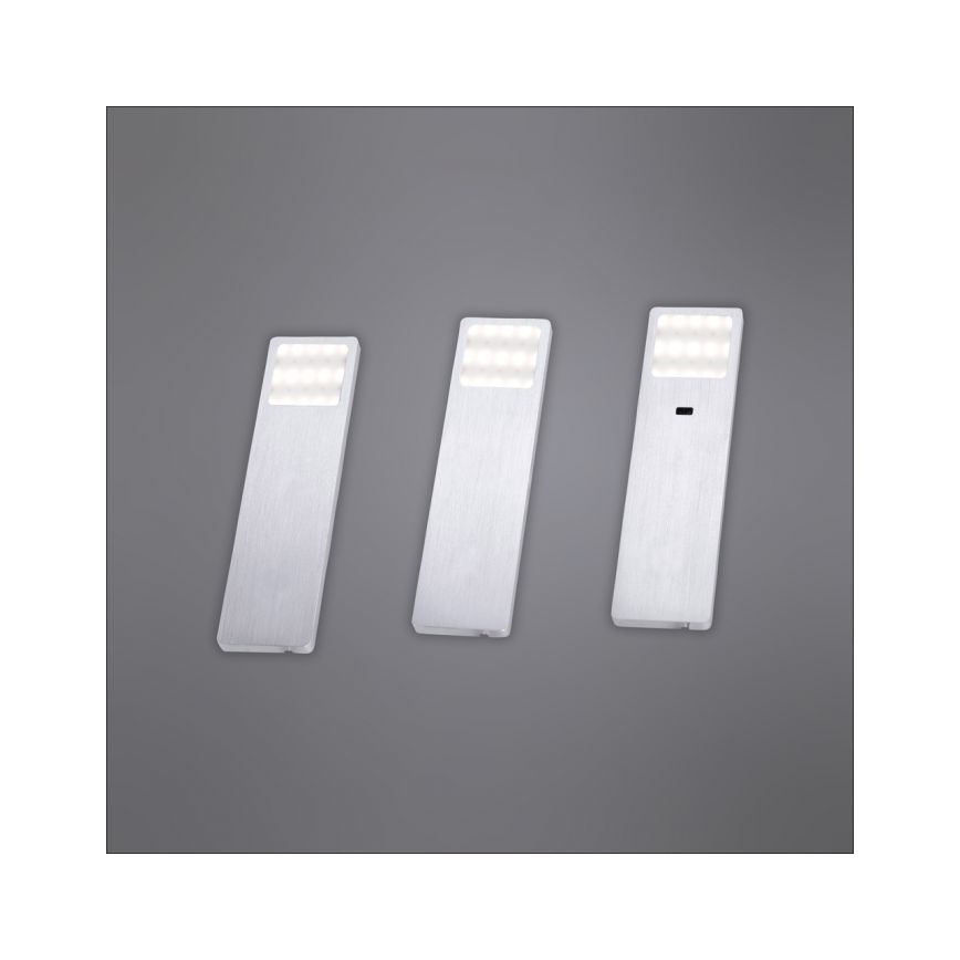 Paul Neuhaus 1120-95-3 - SET 3x LED Furniture lighting with a sensor HELENA LED/2W/230V