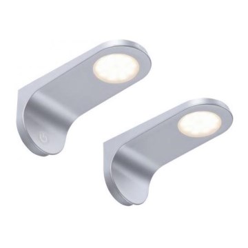 Paul Neuhaus 1157-21-2 - SET 2x LED Dimmable furniture lighting AMON LED/5,2W/230V