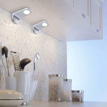Paul Neuhaus 1157-21-2 - SET 2x LED Dimmable furniture lighting AMON LED/5,2W/230V