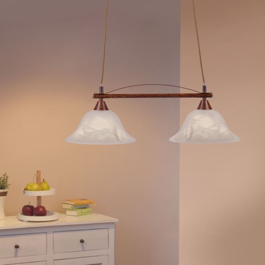 Paul Neuhaus 15242-48 - Chandelier on a string NELLY 2xE14/40W/230V