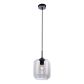 Paul Neuhaus 2002-25 - Chandelier on a string SHITAKE 1xE27/10W/230V d. 20 cm smoke
